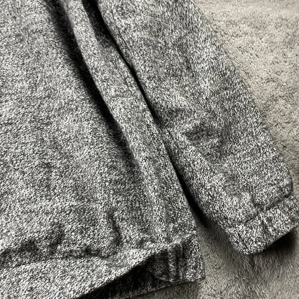 Christopher & Banks Full Zip Knit Sweater Womens Large‎ Gray Heather Jacket